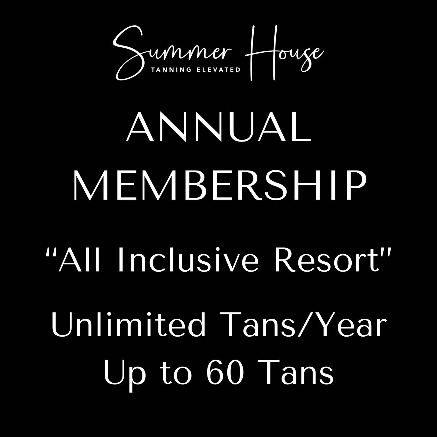 Annual Membership - Unlimited Tans For One Year - $1,995 Value