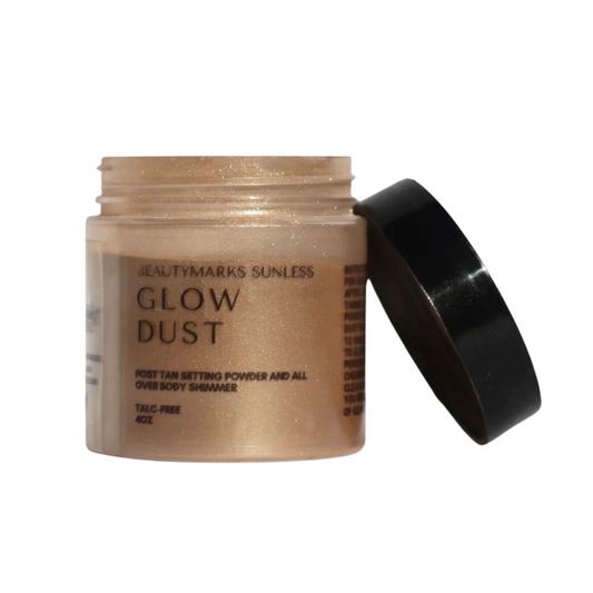Glow Dust Powder - Post Tan Setting Powder & All Over Body Shimmer - 4 oz