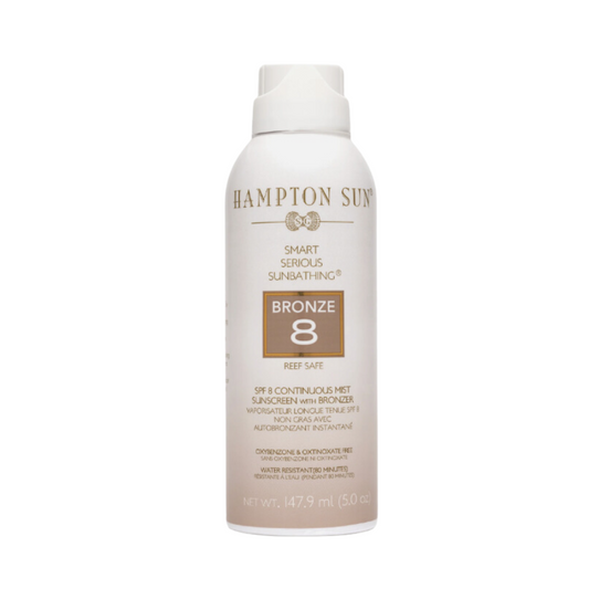 Hampton Sun - Spray Tan Safe Sunscreen  - with Bronzer 5 oz