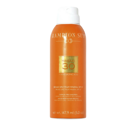 Hampton Sun - SPF 30 - Spray Tan Safe Mineral Sunscreen - 6 oz