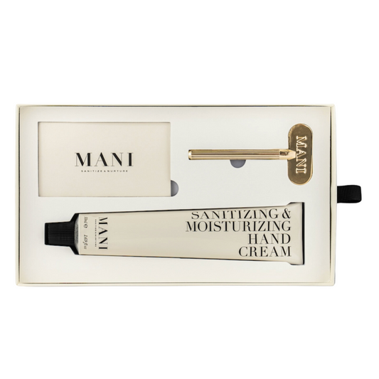 Mani - Sanitizinging & Moisturizing Hand Cream Gift Set - 2.5 oz